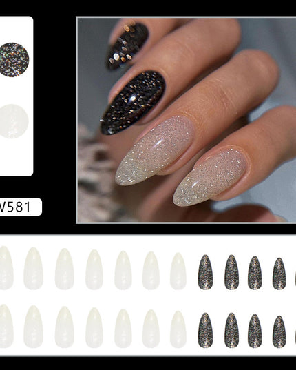 Elegant Minimalist Press-On Nail Set (24pcs) (DESIGN 7397)