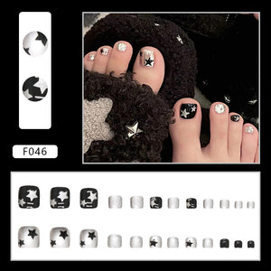 Elegant Minimalist Press-On Nail Set (24pcs) (DESIGN 7489)