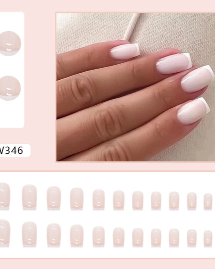 Elegant Minimalist Press-On Nail Set (24pcs) (DESIGN 7345)