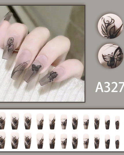 Elegant Minimalist Press-On Nail Set (24pcs) (DESIGN 7668)