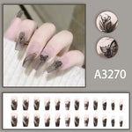 Elegant Minimalist Press-On Nail Set (24pcs) (DESIGN 7668)