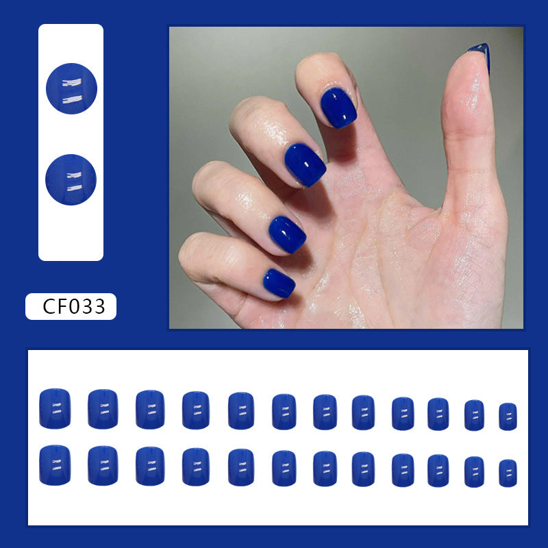 Elegant Minimalist Press-On Nail Set (24pcs) (DESIGN 7423)