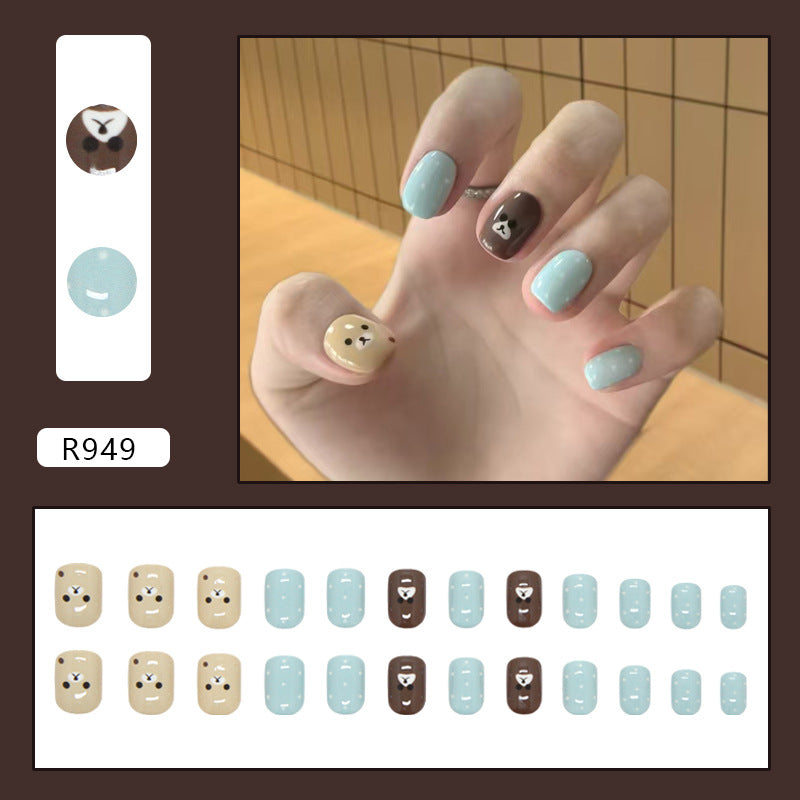 Elegant Minimalist Press-On Nail Set (24pcs) (DESIGN 7313)