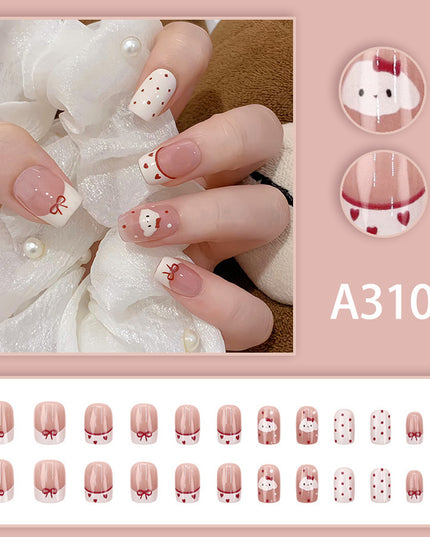 Elegant Minimalist Press-On Nail Set (24pcs) (DESIGN 7632)