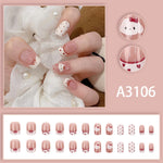 Elegant Minimalist Press-On Nail Set (24pcs) (DESIGN 7632)