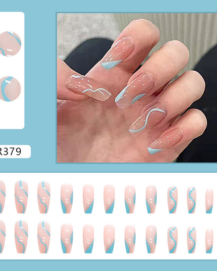 Elegant Minimalist Press-On Nail Set (24pcs) (DESIGN 7318)