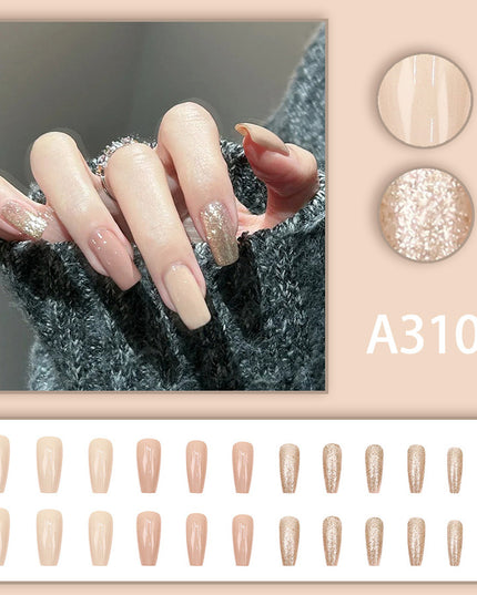 Elegant Minimalist Press-On Nail Set (24pcs) (DESIGN 7633)