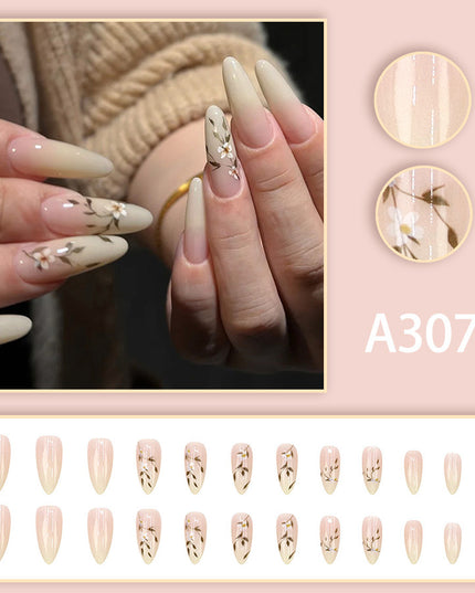 Elegant Minimalist Press-On Nail Set (24pcs) (DESIGN 7608)