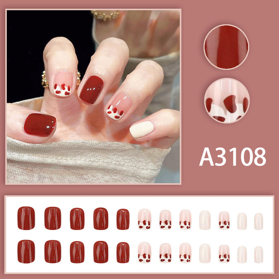 Elegant Minimalist Press-On Nail Set (24pcs) (DESIGN 7634)