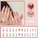 Elegant Minimalist Press-On Nail Set (24pcs) (DESIGN 7535)