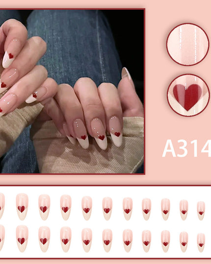 Elegant Minimalist Press-On Nail Set (24pcs) (DESIGN 7658)