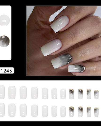 Elegant Minimalist Press-On Nail Set (24pcs) (DESIGN 7482)