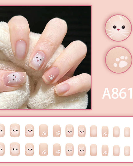Elegant Minimalist Press-On Nail Set (24pcs) (DESIGN 7512)