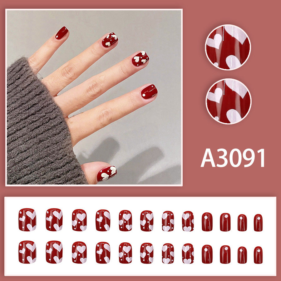 Elegant Minimalist Press-On Nail Set (24pcs) (DESIGN 7620)