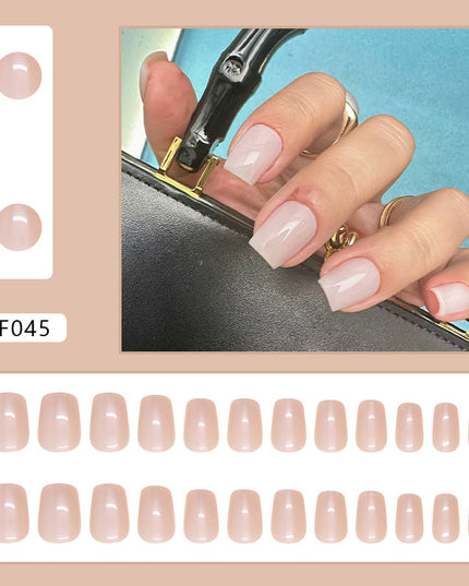 Elegant Minimalist Press-On Nail Set (24pcs) (DESIGN 7426)