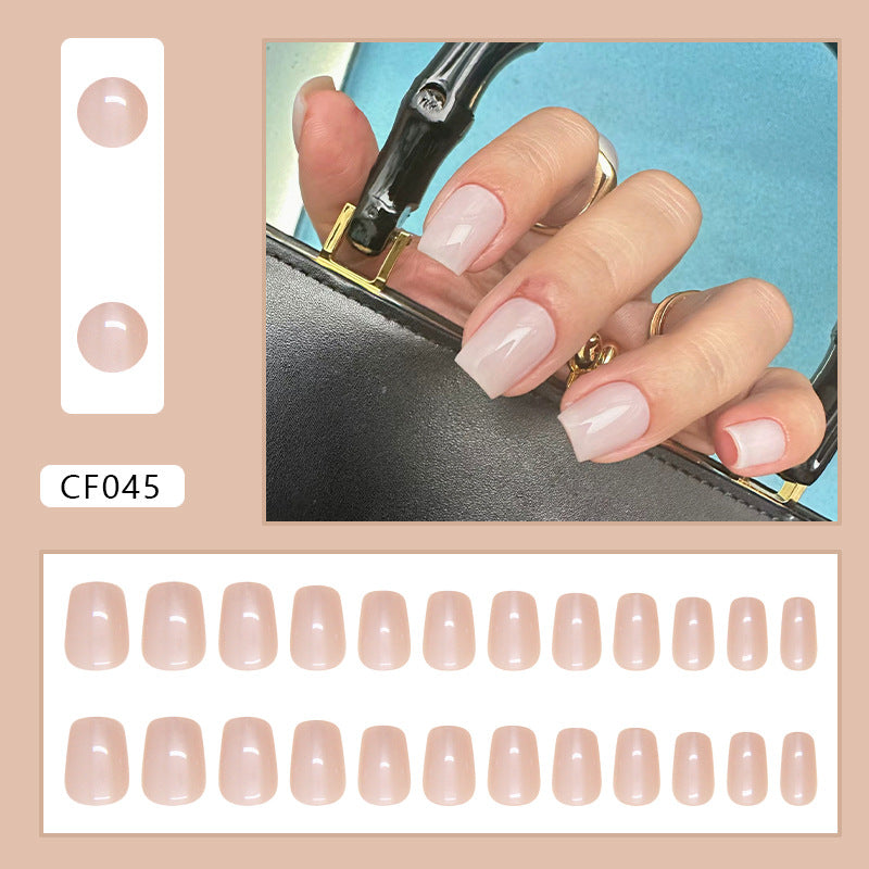 Elegant Minimalist Press-On Nail Set (24pcs) (DESIGN 7426)