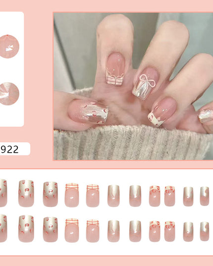Elegant Minimalist Press-On Nail Set (24pcs) (DESIGN 7307)