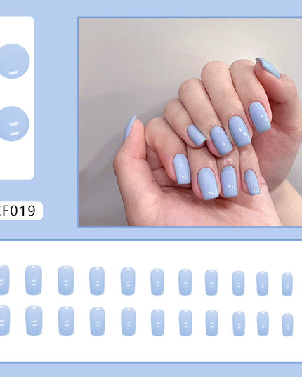 Elegant Minimalist Press-On Nail Set (24pcs) (DESIGN 7464)