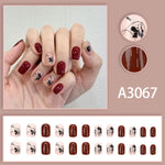 Elegant Minimalist Press-On Nail Set (24pcs) (DESIGN 7598)