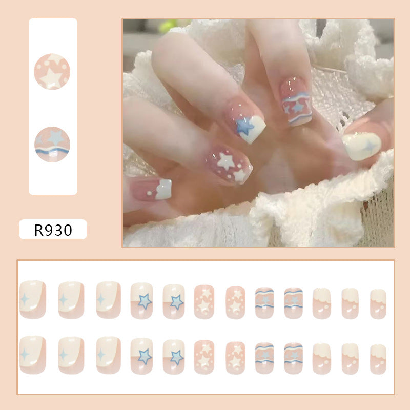 Elegant Minimalist Press-On Nail Set (24pcs) (DESIGN 7309)