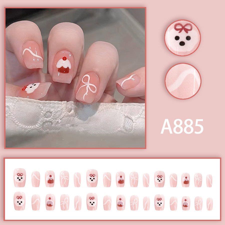 Elegant Minimalist Press-On Nail Set (24pcs) (DESIGN 7532)