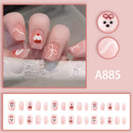 Elegant Minimalist Press-On Nail Set (24pcs) (DESIGN 7532)