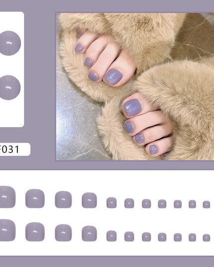 Elegant Minimalist Press-On Nail Set (24pcs) (DESIGN 7500)