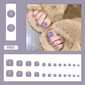 Elegant Minimalist Press-On Nail Set (24pcs) (DESIGN 7500)