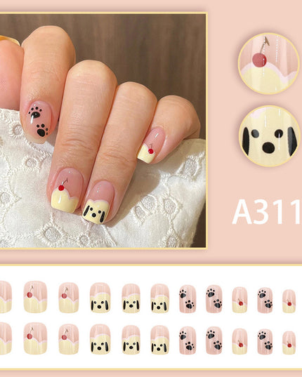 Elegant Minimalist Press-On Nail Set (24pcs) (DESIGN 7642)
