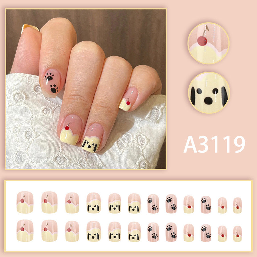Elegant Minimalist Press-On Nail Set (24pcs) (DESIGN 7642)