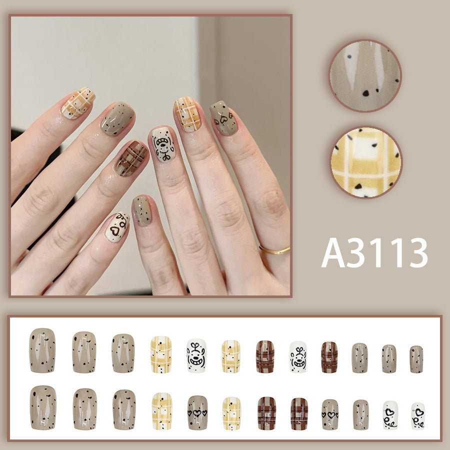 Elegant Minimalist Press-On Nail Set (24pcs) (DESIGN 7638)