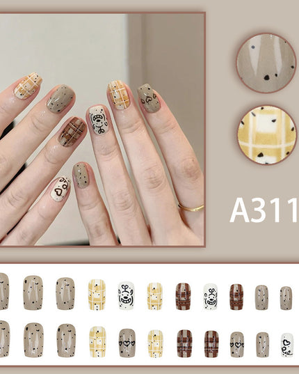 Elegant Minimalist Press-On Nail Set (24pcs) (DESIGN 7638)