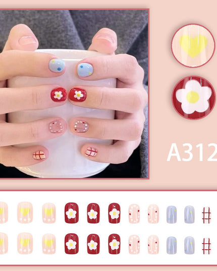 Elegant Minimalist Press-On Nail Set (24pcs) (DESIGN 7644)