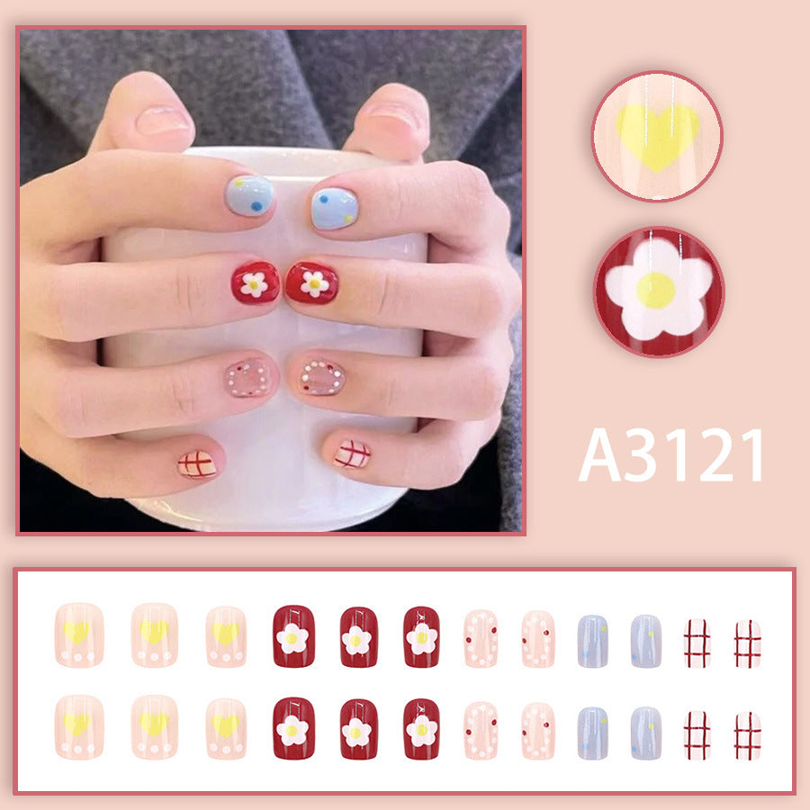 Elegant Minimalist Press-On Nail Set (24pcs) (DESIGN 7644)