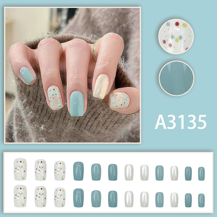 Elegant Minimalist Press-On Nail Set (24pcs) (DESIGN 7654)