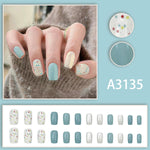 Elegant Minimalist Press-On Nail Set (24pcs) (DESIGN 7654)