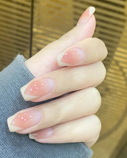 Elegant Minimalist Press-On Nail Set (24pcs) (DESIGN 7411)