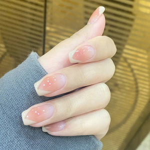 Elegant Minimalist Press-On Nail Set (24pcs) (DESIGN 7411)