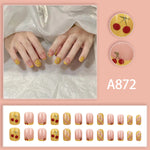 Elegant Minimalist Press-On Nail Set (24pcs) (DESIGN 7521)