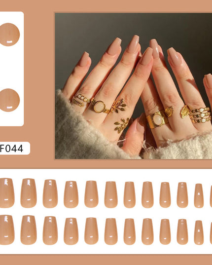 Elegant Minimalist Press-On Nail Set (24pcs) (DESIGN 7381)