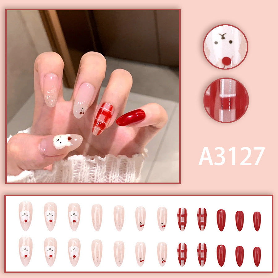 Elegant Minimalist Press-On Nail Set (24pcs) (DESIGN 7649)