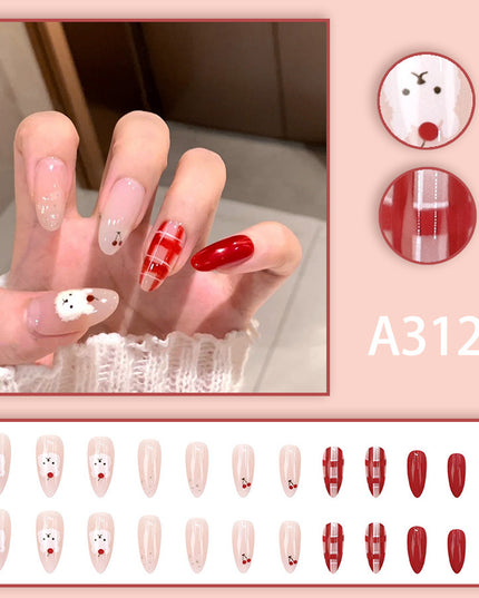 Elegant Minimalist Press-On Nail Set (24pcs) (DESIGN 7649)