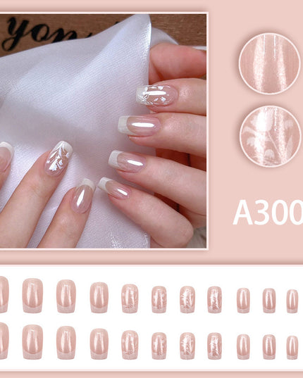 Elegant Minimalist Press-On Nail Set (24pcs) (DESIGN 7549)