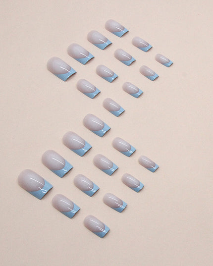 Elegant Minimalist Press-On Nail Set (24pcs) (DESIGN 7351)