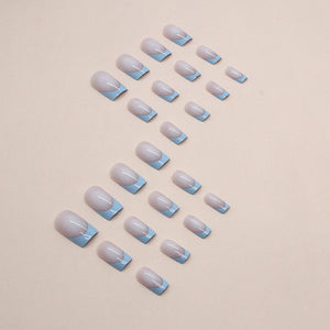 Elegant Minimalist Press-On Nail Set (24pcs) (DESIGN 7351)