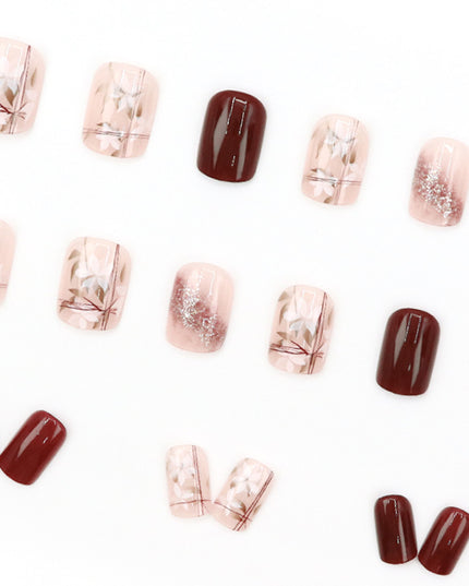 Elegant Minimalist Press-On Nail Set (24pcs) (DESIGN 7575)
