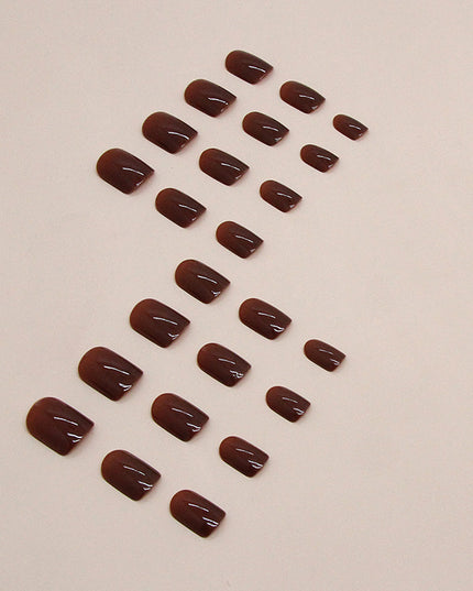 Elegant Minimalist Press-On Nail Set (24pcs) (DESIGN 7421)