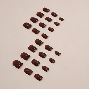 Elegant Minimalist Press-On Nail Set (24pcs) (DESIGN 7421)