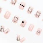 Elegant Minimalist Press-On Nail Set (24pcs) (DESIGN 7554)