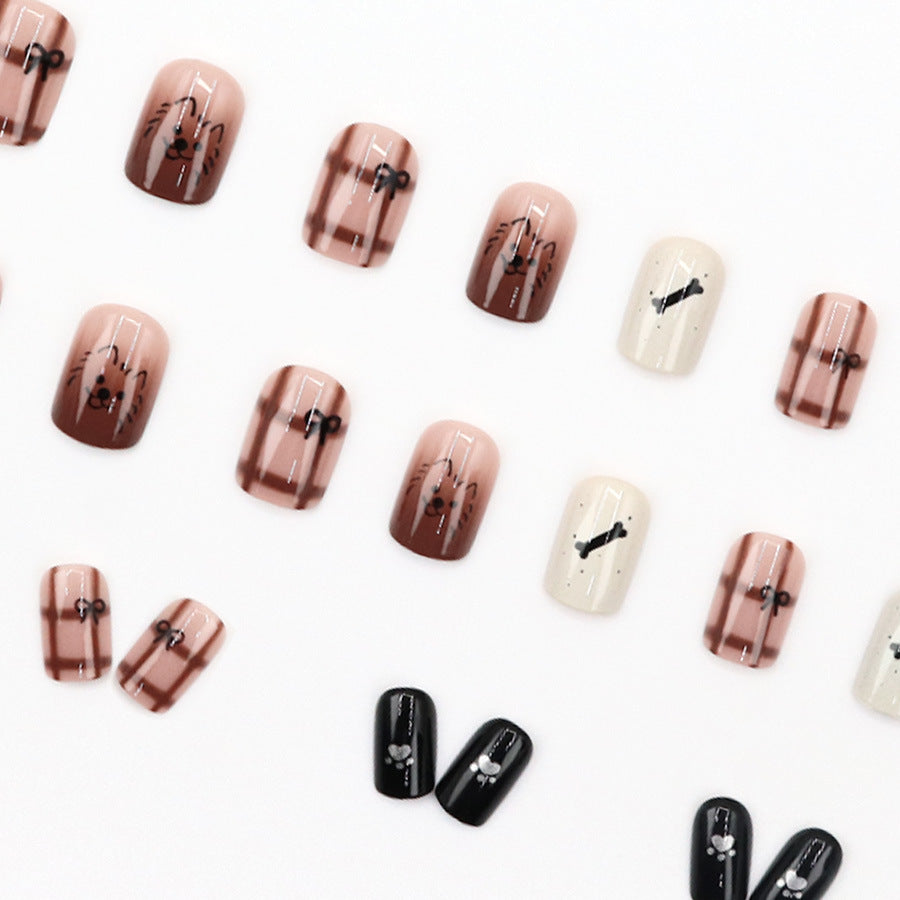Elegant Minimalist Press-On Nail Set (24pcs) (DESIGN 7539)